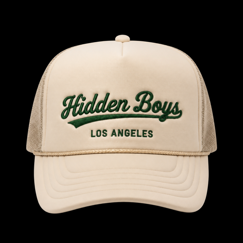Hidden Boys "Cream" Trucker Hat