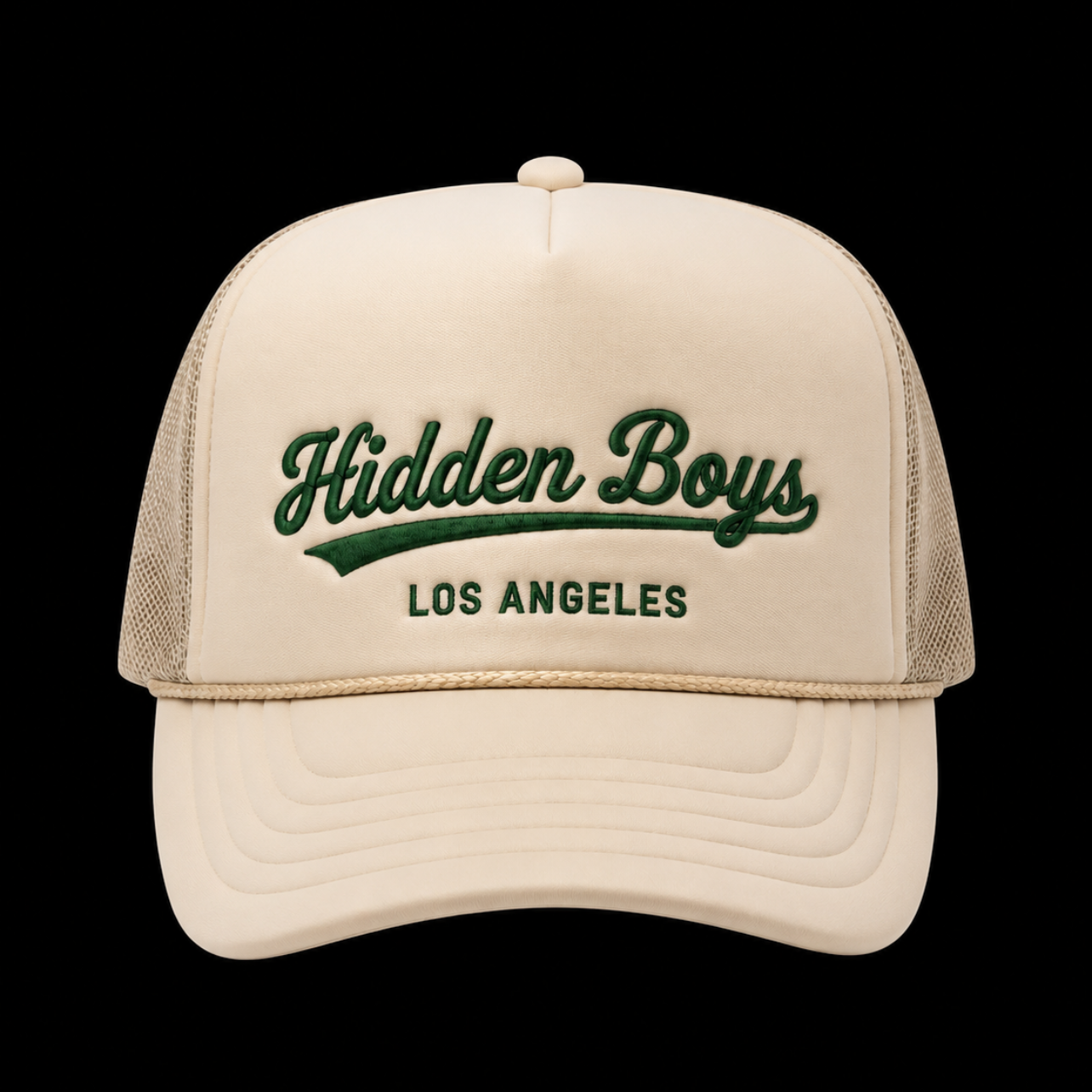 Hidden Boys "Cream" Trucker Hat