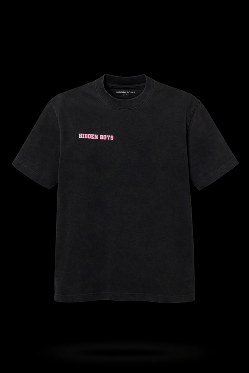 “SMILE” Black HB Tee-Shirt