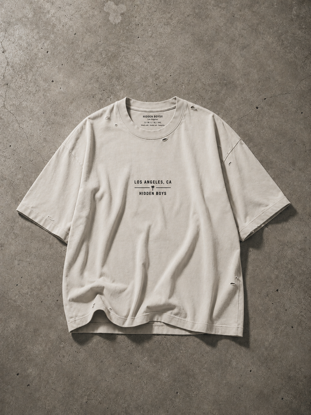 HB “Pale Khaki” Cross Word Tee-Shirt
