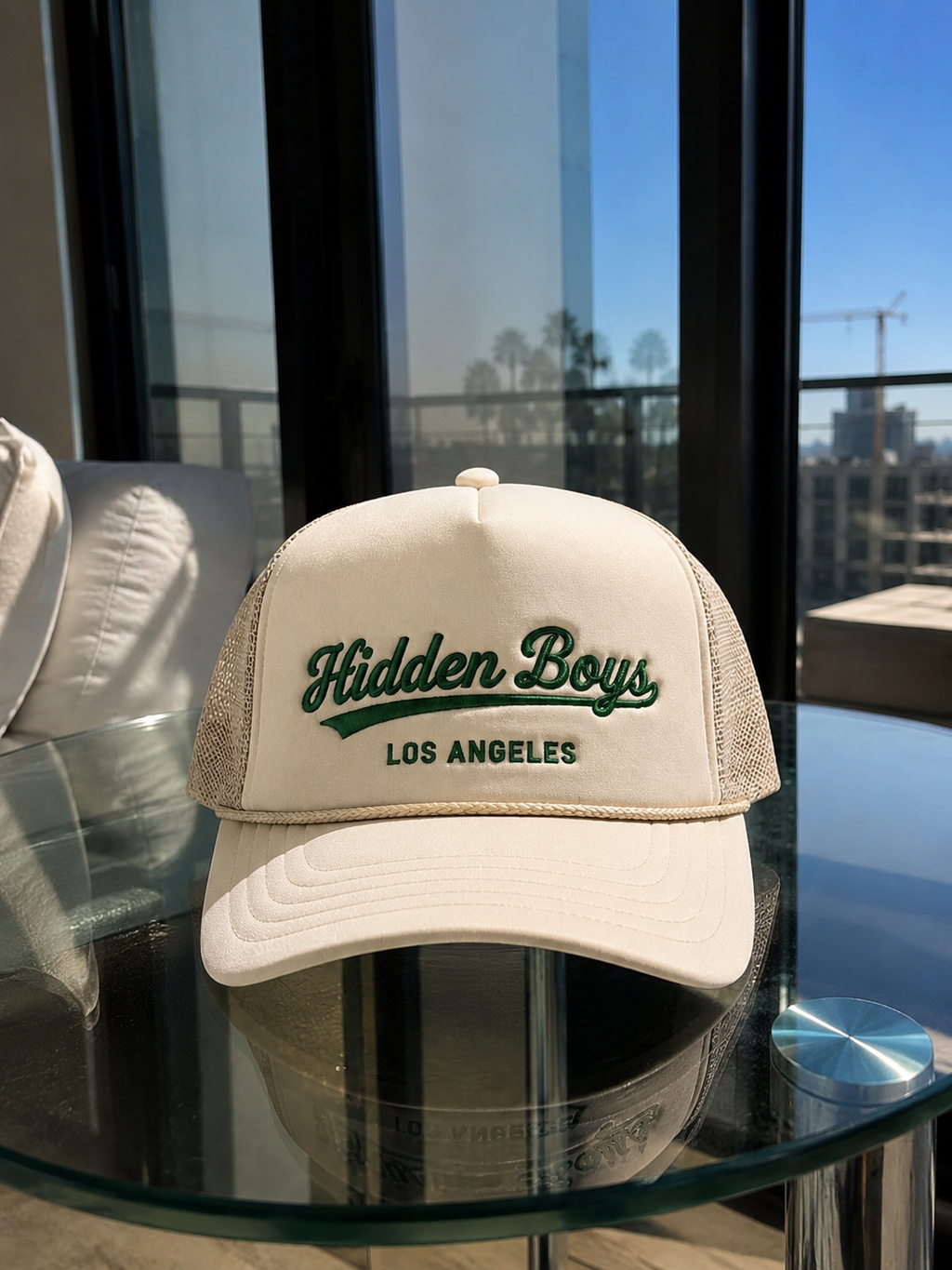 Hidden Boys "Cream" Trucker Hat