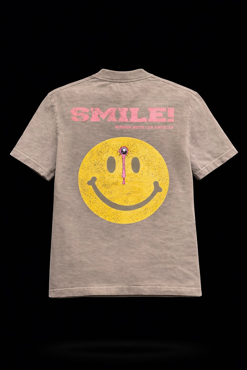 “SMILE” Off-White HB Tee-Shirt