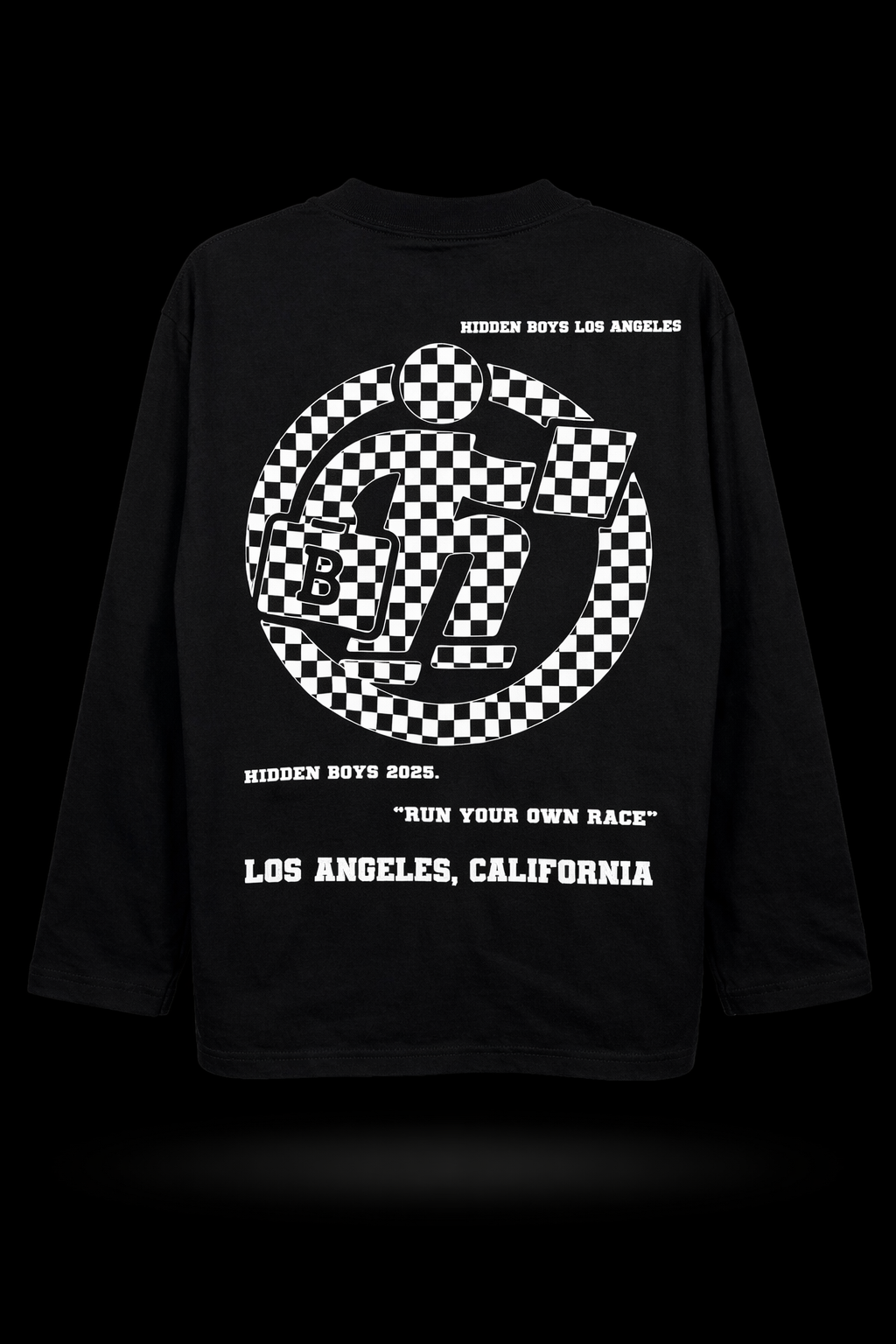 Checker “Black” HB Long Sleeve