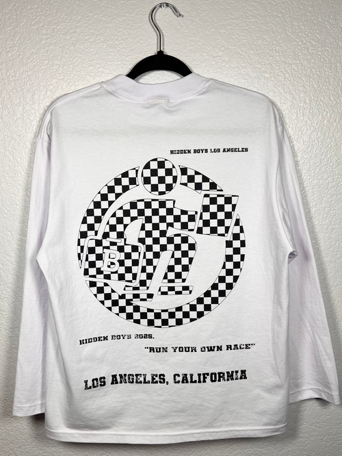 Checker “White” HB Long sleeve